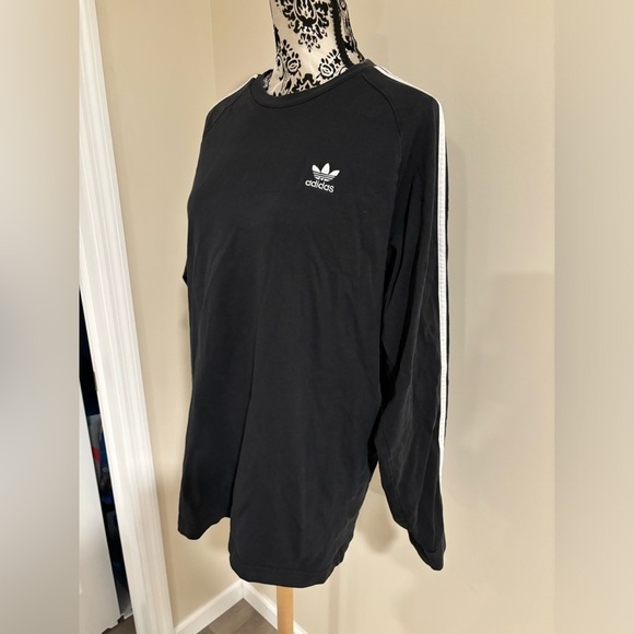 Adidas Three Striped Oversized Long Sleeve - Picture 4 of 8
